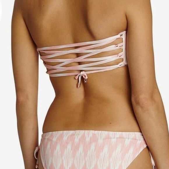 Eberjey NWT Carmelita Strappy Back Bandeau Bikini Top Small - Picture 1 of 6